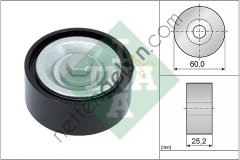 INA 532071510 V KAYIS GERGI RULMANI DUSTER  DACIA BİNEK ALTERNATÖR GERGİ RULMANI