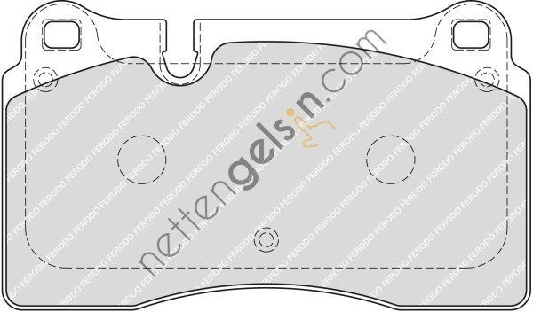 FERODO FDB1877 FREN BALATASI ON TOUAREG 7L 03> TOUAREG 7P 10> 7L6698151E (BOSCH 0986TB2931 EŞDEĞERİ) VW-AUDI-SEAT-SKODA BİNEK FREN BALATASI (ÖN)