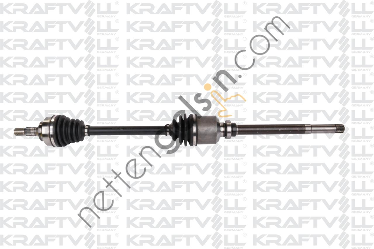 KRAFTVOLL 01010057 AKS ON SAG KOMPLE P307 C4 DV4TD (1,4 HDI) P307 C4 C4 PICASSO PARTNER TEPE BERLINGO III DV6 (1,6HDI) (DIS FREZE:25 IC FREZE:24 BOY: 925MM)  PEUGEOT-CITROEN BİNEK AKS MİLİ