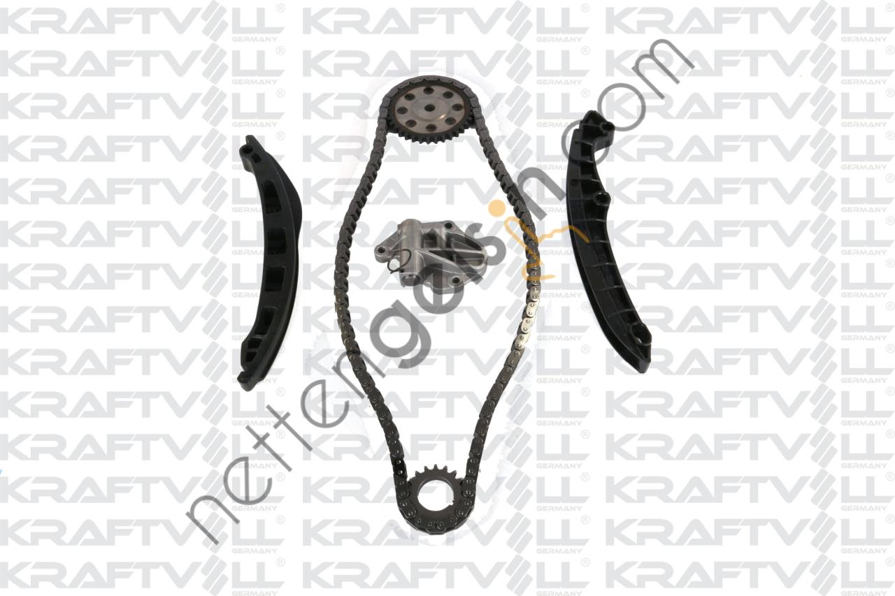 KRAFTVOLL 12100116 EKSANTRIK ZINCIR SETI POLO IBIZA TOLEDO FABIA ROOMSTER 1.2TSI CGPA CGPB BME BXV CHFA BZG CEVA 06>13  VW-AUDI-SEAT-SKODA BİNEK MOTOR ZINCIR SETI