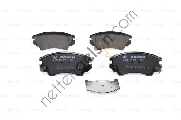 BOSCH 0986494275 ON FREN BALATASI INSIGNIA ASTRA J ZAFIRA C 17 INCH JANT  OPEL BİNEK FREN BALATASI