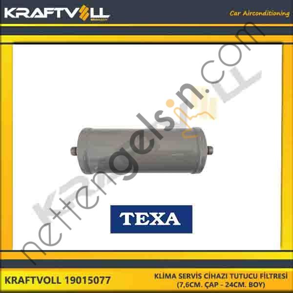 KRAFTVOLL 19015077 KLIMA SERVIS CIHAZI TUTUCU FILTRESI - (7,6CM. ÇAP - 24CM. BOY) - TEXA  GENEL BİNEK KLIMA SISTEM ÜRÜNLERI