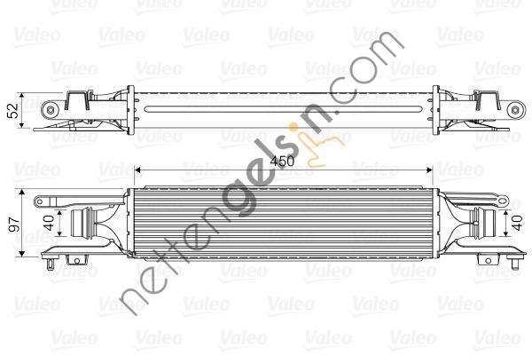 VALEO 818577 TURBO RADYATORU CORSA D Z13DTJ  OPEL BİNEK TURBO RADYATÖRÜ