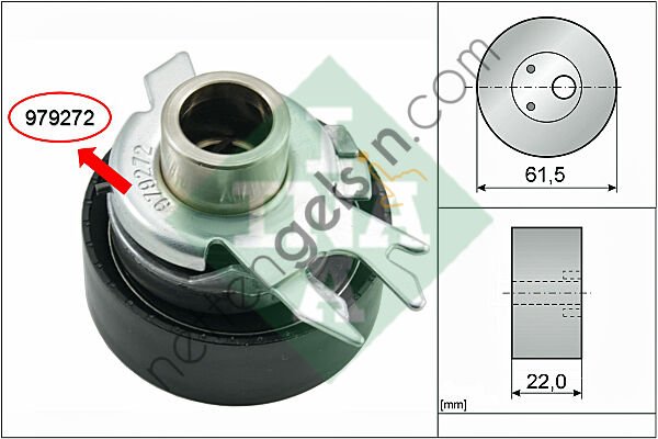 INA 531025230 GERGİ KASNAĞI TRİGER VW 1.6 POLO HB. AEE 030109243J-K VW