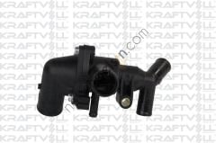 KRAFTVOLL 08100009 TERMOSTAT KOMPLE TRANSIT V347 2.4 TDCI 06>11 88C ARKADAN CEKER  FORD BİNEK TERMOSTAT