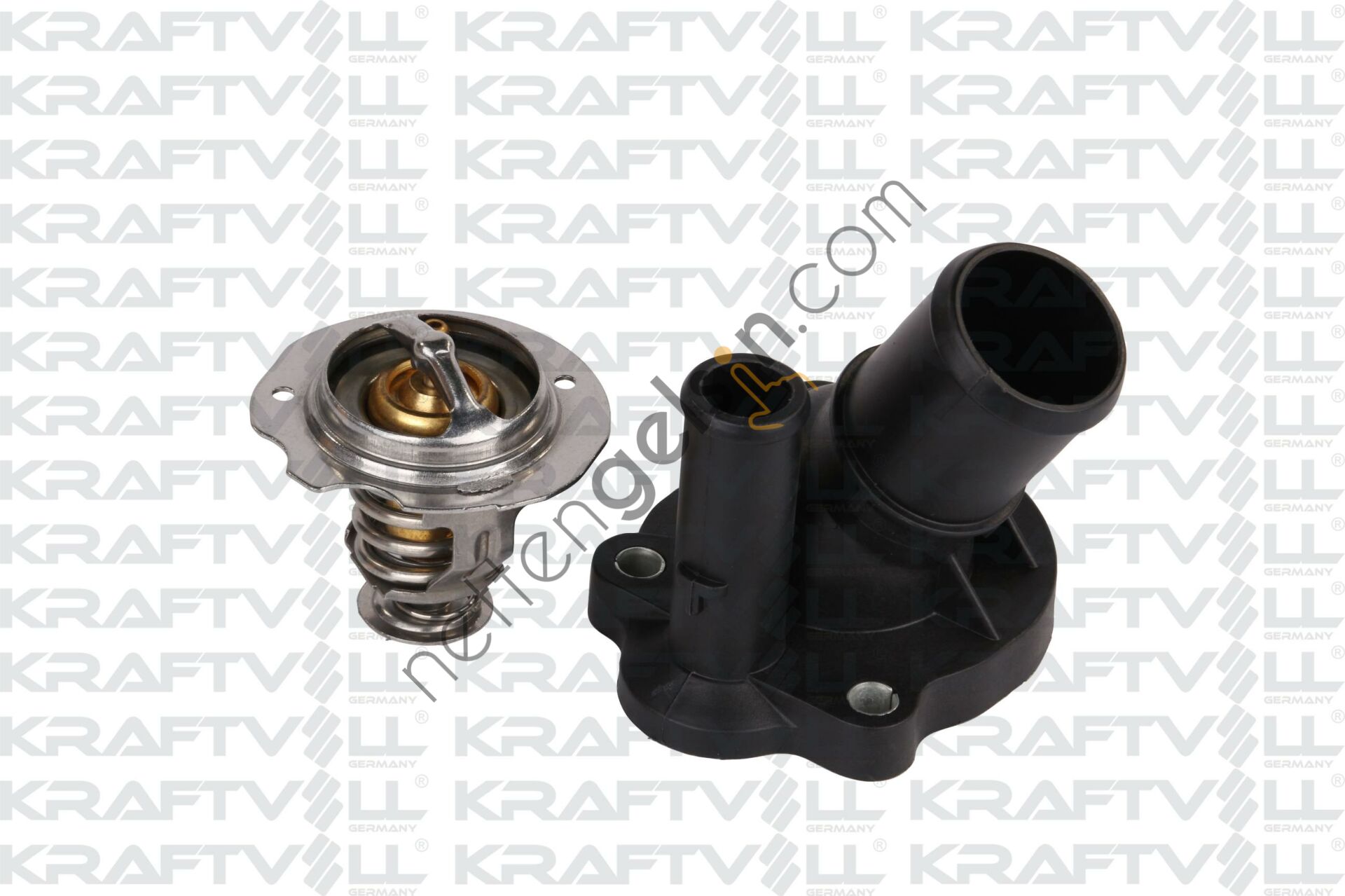 KRAFTVOLL 08100011 TERMOSTAT YUVASI FIESTA V VI 02>12 FUSION 01>12 1.25 1.4 1.6 FIESTA VI 13> FOCUS II III 03> CMAX II  FORD BİNEK TERMOSTAT YUVASI