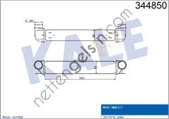 KALE 344850 TURBO RATURBO RADYATORU BMW E39 M47 M57   BMW BİNEK TURBO RADYATÖRÜ