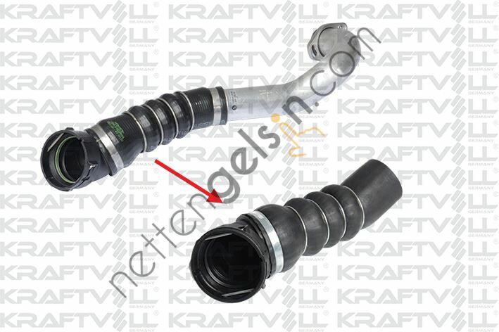 KRAFTVOLL 10031972 TURBO HORTUMU METAL PARCA HARIC BMW 520d E60 / E61  BMW BİNEK TURBO HORTUMU