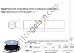 IBRAS 68135 7.5mm x 14.5mm UNIVERSAL YAKIT HORTUMU ( MAKARALI ) B TIPI  GENEL BİNEK RULO HORTUM