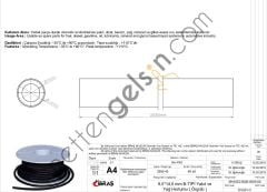 IBRAS 68141 9.0mm x 14.0mm UNIVERSAL YAKIT HORTUMU ( MAKARALI ) B TIPI  GENEL BİNEK RULO HORTUM