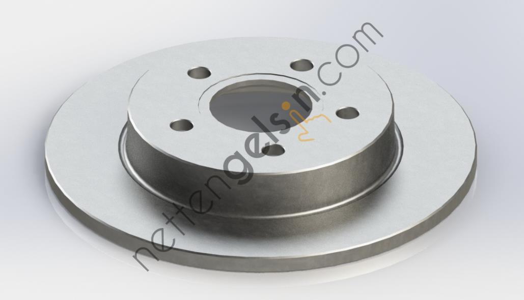 KRAFTVOLL 07040100 ARKA FREN AYNASI FOCUS II 11,04> CMAX 10 / 03> MAZDA III 03> S40 V50 01 / 05> 15 JANT (265x10,9x5D)  FORD BİNEK FREN DİSKİ