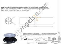 IBRAS 68147 9.5mm x 14.5mm UNIVERSAL YAKIT HORTUMU ( MAKARALI ) B TIPI  GENEL BİNEK RULO HORTUM