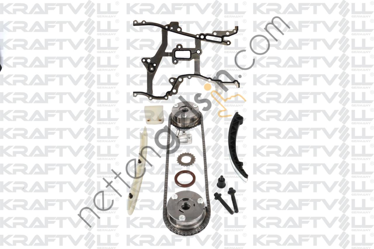 KRAFTVOLL 12100086 EKSANTRIK ZINCIR SETI ASTRA G - ASTRA H - COMBO C - CORSA C Z14XEL Z14XEP  OPEL BİNEK MOTOR ZINCIR SETI