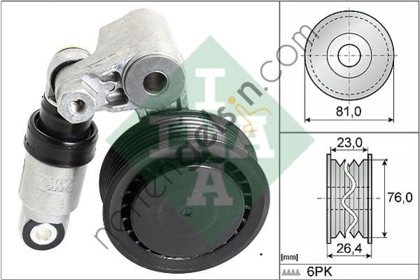 INA 534001110 KOMPLE GERGI RULMANI T4 2,5 TDI 98>  VW-AUDI-SEAT-SKODA BİNEK ALTERNATÖR GERGİ RULMANI