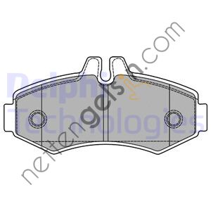 DELPHI LP1425 FREN BALATASI ON V-CLASS 638/2 97>03 VITO 638 97>03  MERCEDES BİNEK FREN BALATASI