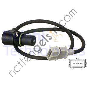 DELPHI SS11019 KRANK MILI DEVIR SENSORU 1,6-1,8-1,8T PASSAT 96>00 A80 A4 A6 93>95  VW-AUDI-SEAT-SKODA BİNEK KRANK DEVİR SENSÖRÜ