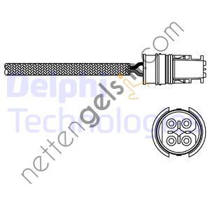 DELPHI ES20274-12B1 OKSIJEN SENSORU (M111) W202 95>00 S202 96>00 C208 97>00 A208 98>00  MERCEDES BİNEK OKSİJEN SENSÖRÜ