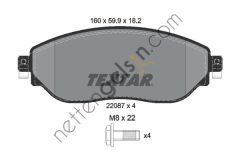 TEXTAR 2208701 FREN BALATASI OPEL VIVARO B&sol;TRAFIC III ÖN 410601073R OPEL