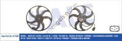 KALE 417300 FAN MOTORU (BUYUK OLAN 400W 410mm) CADDY 04>08>15 GOLF V VI 06>09>14 TOURAN 07>10 AMAROK 10> JETTA 06>10 PASSAT 08>11 AUDI A3 04>08>13 OCTAVIA 04>13 SUPERB 08>13  VW-AUDI-SEAT-SKODA BİNEK FAN MOTORU