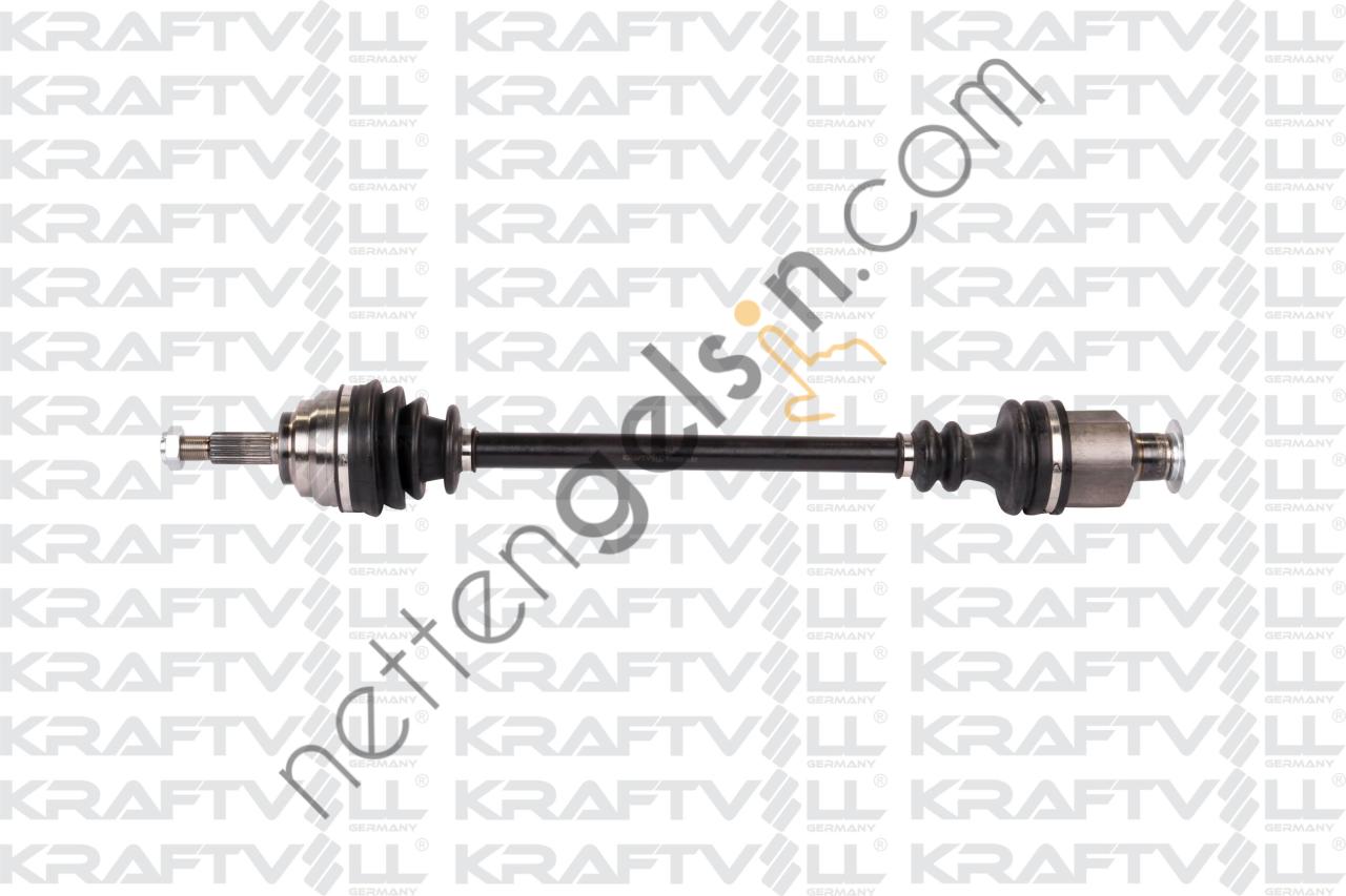 KRAFTVOLL 01010025 AKS ON SAG LAGUNA I 1.6 1.8 2.0 16V 1.9DTI 97>01 IC FREZE 23-DIS FREZE 23-UZUNLUK 747-CONTA CAPI 56 MM  RENAULT BİNEK AKS MİLİ