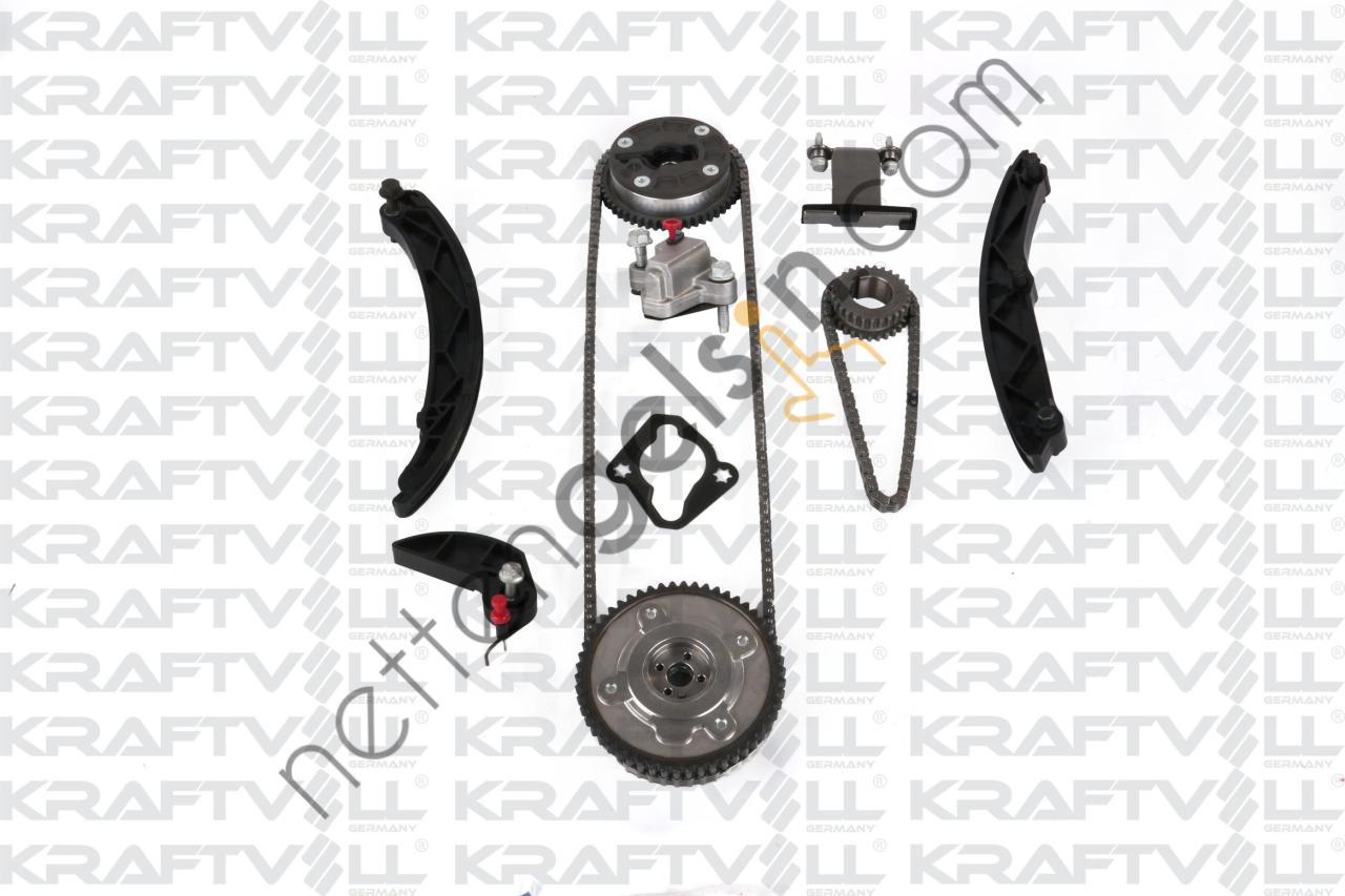 KRAFTVOLL 12100096 EKSANTRIK ZINCIR SETI ASTRA CORSA B10XFL B10XFT  OPEL BİNEK MOTOR ZINCIR SETI
