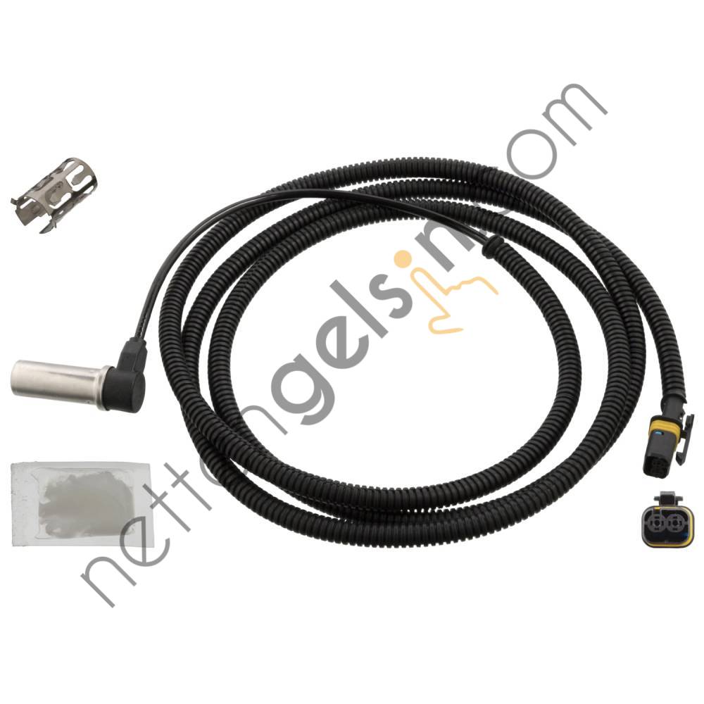 FEBI 102456 ABS SENSORU ARKA SAG L TIP UZUN MAN TGX TGS 07> 2150 MM  MAN AĞIR VASITA ABS SENSORU