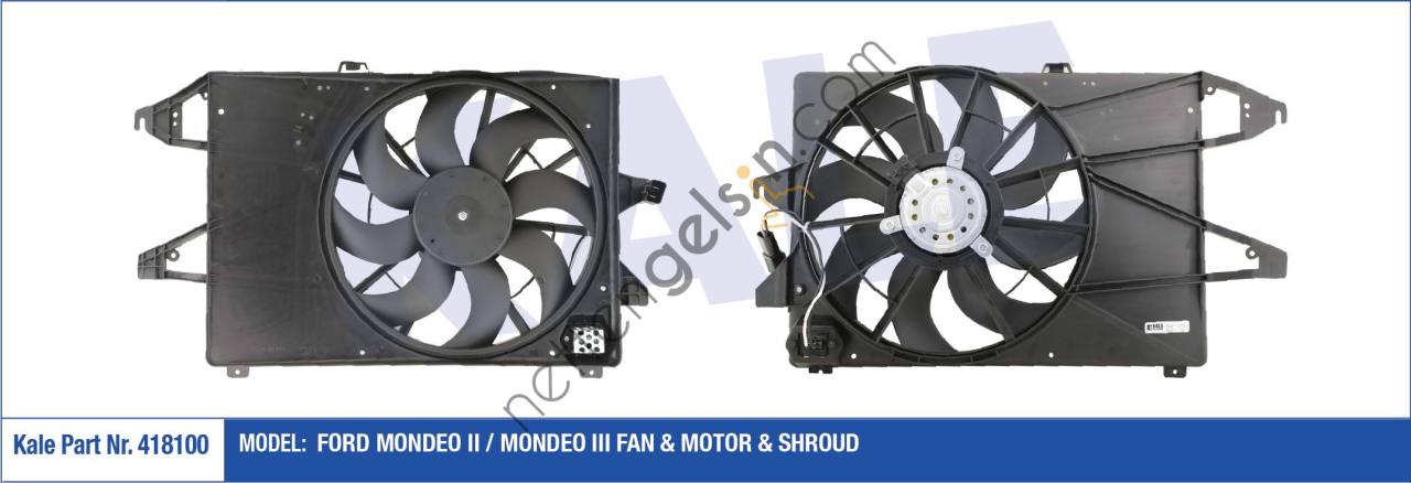 KALE 418100 FAN MOTORU MONDEO II-MONDEO III 1,6 /1,8 /2,0 /2,0TDCI 96>07 KLIMALI  FORD BİNEK FAN MOTORU