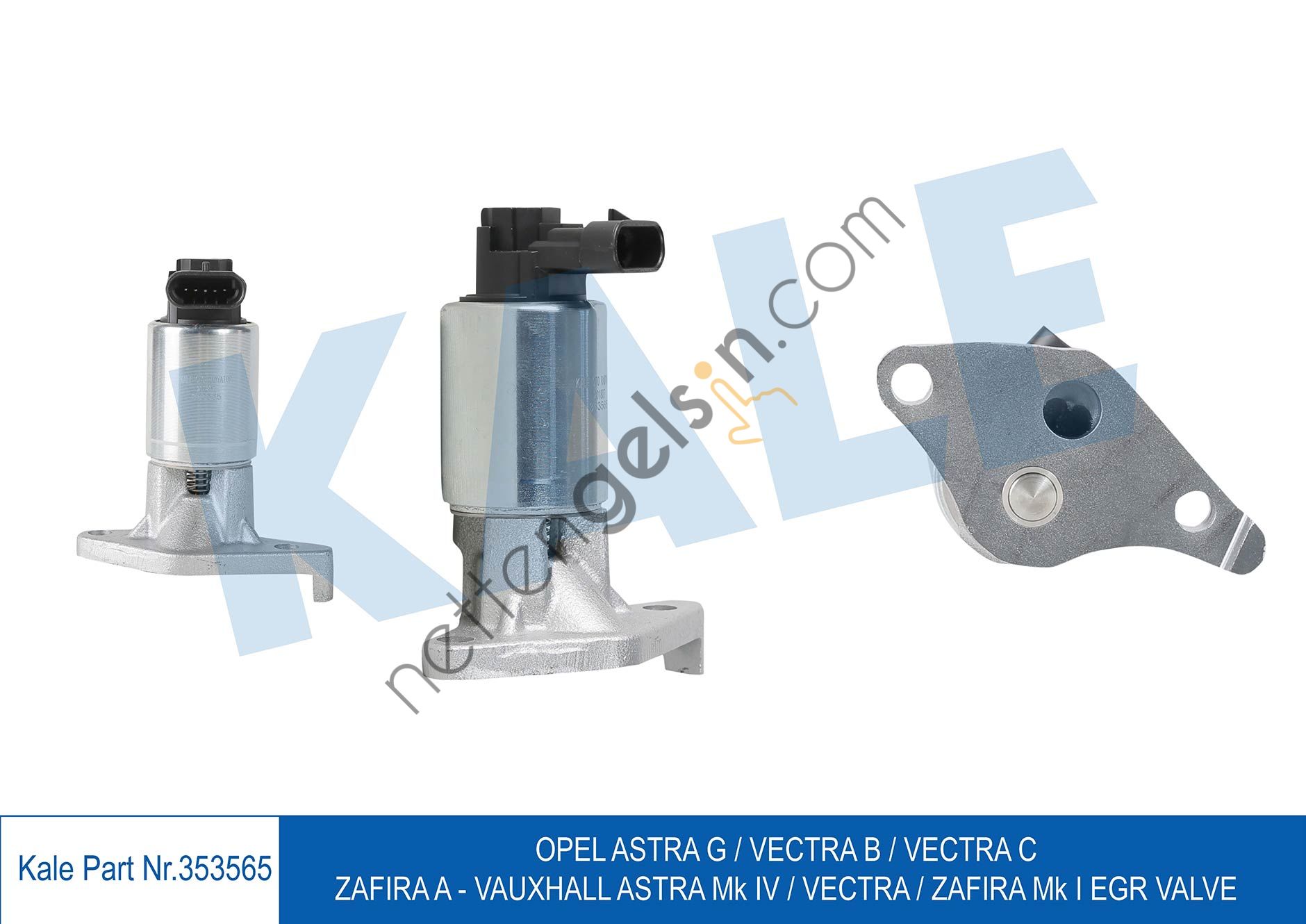 KALE 353565 EGR VALFI ASTRA G VECTRA B VECTRA C ZAFIRA A Y22DTR  OPEL BİNEK EGR VALFİ