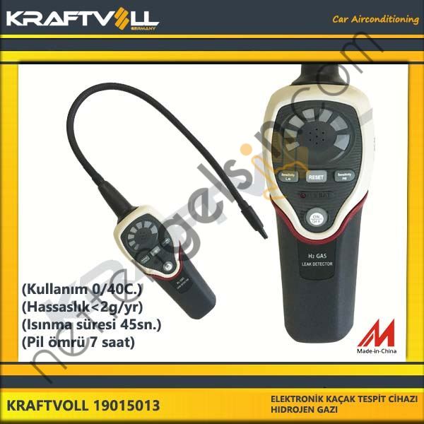 KRAFTVOLL 19015013 ELEKTRONIK KAÇAK TESPIT CIHAZI - HIDROJEN GAZI - (Kullanim 0/40C.)- (Hassaslik<2g/yr) - (Isinma süre  GENEL BİNEK KLIMA SISTEM ÜRÜNLERI