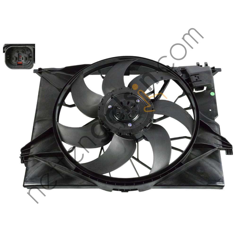 FEBI 107616 RADYATOR FANI (KOMPLE) S-CLASS W221 05>13 C216 06>13  MERCEDES BİNEK FAN MOTORU