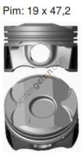 NURAL 8773435STD000G PİSTON 74,00 mm ADAM AST.K-CORSA E B10XFL 3 SIL. 625124 OPEL