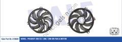 KALE 419600 FAN MOTORU P206 1,1 / 1,4 8V / 1,6 8V AC 200W 99> KLIMALI  PEUGEOT-CITROEN BİNEK FAN MOTORU
