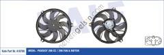 KALE 419700 FAN MOTORU (160W) P206 GTI 1,6 16V / 2,0 16V  PEUGEOT-CITROEN BİNEK FAN MOTORU