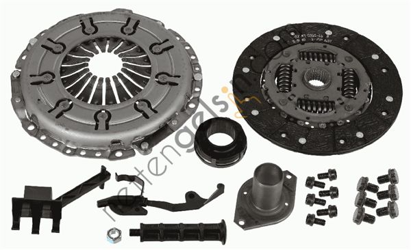 SACHS 3000 950 754 DEBRIYAJ SETI AUDI A4 07> A5 07>  VW-AUDI-SEAT-SKODA BİNEK DEBRİYAJ SETİ
