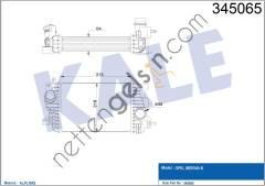 KALE 345065 INTERCOOLER MERIVA B  OPEL BİNEK TURBO RADYATÖRÜ