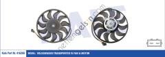 KALE 416200 FAN MOTORU (KUCUK OLAN 280W 282MM) TRANSPORTER T4  VW-AUDI-SEAT-SKODA BİNEK FAN MOTORU