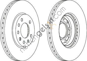 FERODO DDF1042 ON FREN DISK AYNASI 5 BIJON ASTRA G ASTRA H CORSA C MERIVA A 569060 (BOSCH 0986478883 EŞDEĞERİ) OPEL BİNEK FREN DISKI ON
