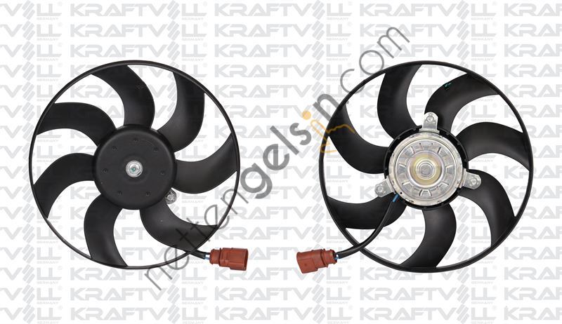 KRAFTVOLL 08120025 FAN MOTORU (KUCUK OLAN 200W 296MM) PASSAT 06>15  VW-AUDI-SEAT-SKODA BİNEK