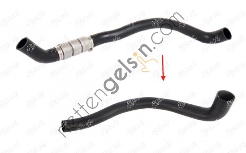 IBRAS 19661 TURBO HORTUMU (BUYUK PARCA) TRANSIT V347 2,2TDCI 130PS / 140PS 06 />  FORD BİNEK TURBO HORTUMU