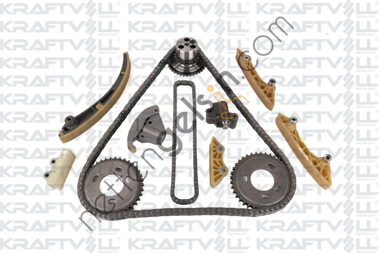 KRAFTVOLL 12100049 EKSANTRIK ZINCIR SETI TRANSIT 2,4TDCI V184 PUMA 90PS MONDEO 01>07 2.0 TDCI JAGUAR CF1 X TYPE 2.0 EXECT (KRANK DISLISI YC1Q6306BC - EKRANSTIK DISLISI 4C1Q6B292AA - YAG POMPA GERGİSİ YC1Q6L266BD - YAG POMPA ZINICIRI YC1Q6A895BA )  FORD