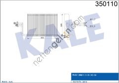 KALE 350110 EVAPORATOR BMW E81 E82 E87 E90 F20 E84 F25  BMW BİNEK EVAPARATOR