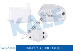 KALE 354325 YAG SOGUTUCU BMW M57 D25 D30 E46 E39 E38 E53  BMW BİNEK MOTOR YAĞ SOĞUTUCU