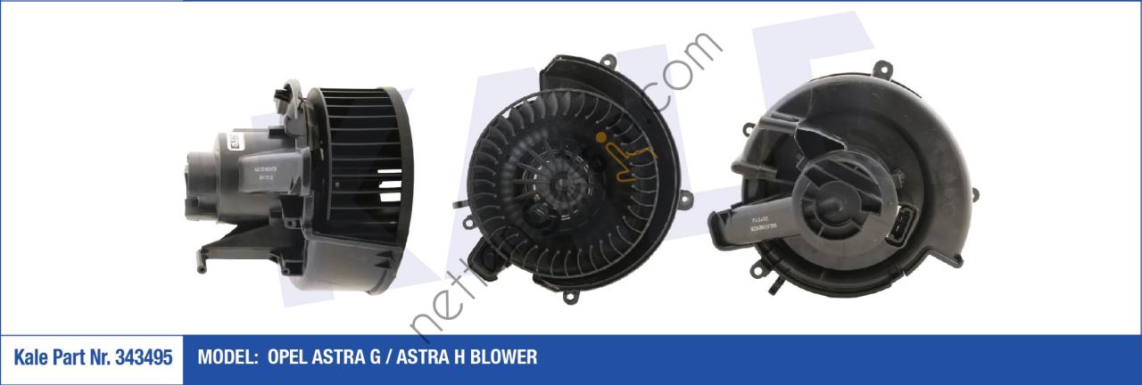 KALE 343495 KALORIFER MOTORU OPEL ASTRA G (BEHR TIPI)  OPEL BİNEK KALORİFER MOTORU