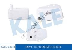 KALE 354345 MOTOR YAG SOGUTUCU (DISEL) BMW M47N2 E87 E46 E90 E39 E60 E83  BMW BİNEK MOTOR YAĞ SOĞUTUCU