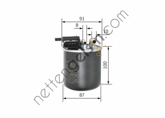 BOSCH F026402837 YAKIT FILTRESI (SENSORLU) W176 12>18 W246 11>18 C117 13>19 X117 15>19 W164 05>11 SPRINTER 09>  MERCEDES BİNEK YAKIT FİLTRESİ