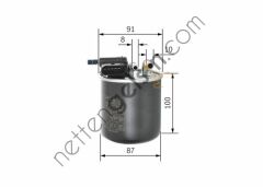 BOSCH F026402837 YAKIT FILTRESI (SENSORLU) W176 12>18 W246 11>18 C117 13>19 X117 15>19 W164 05>11 SPRINTER 09>  MERCEDES BİNEK YAKIT FİLTRESİ