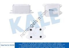 KALE 354360 YAG SOGUTUCU A1 A3 A4 Q2 Q3 CADDY CC GOLF VII JETTA PASSAT POLO TIGUAN LEON IBIZA TOLEDO FABIA KAROQ OCTAVIA SUPERB YETI RAPID 1,0 1,2 1,4TSI / TFSI CPTA CYVB CMBA CXSA CXSB CPWA CZCA CUKB CXUA CZDA CZEA  VW-AUDI-SEAT-SKODA BİNEK MOTOR YAĞ