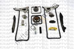 KRAFTVOLL 12100036 EKSANTRIK ZINCIR SETI (M278) C218 11>17 W212 11>15 W166 15>18 W221 11>13 W222 13>17 R231 12>  MERCEDES BİNEK MOTOR ZINCIR SETI