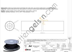 IBRAS 68148 9.5mm x 17.5mm UNIVERSAL YAKIT HORTUMU ( MAKARALI ) B TIPI  GENEL BİNEK RULO HORTUM