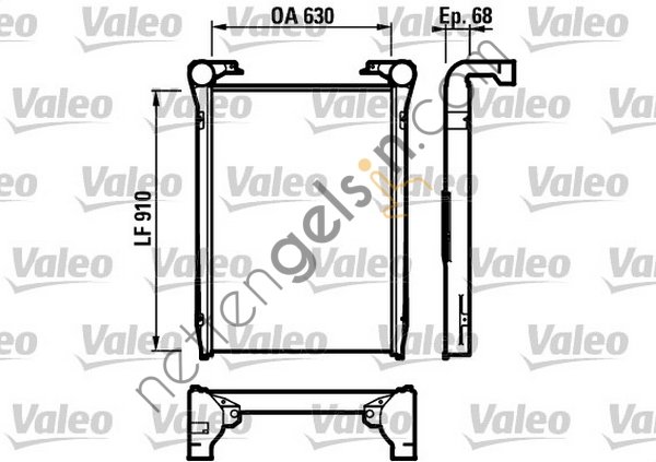 VALEO 816979 İNTERCOOL RADYATÖRÜ RVI PREMIUM 385/ 400 PS 5010230488 RENAULT